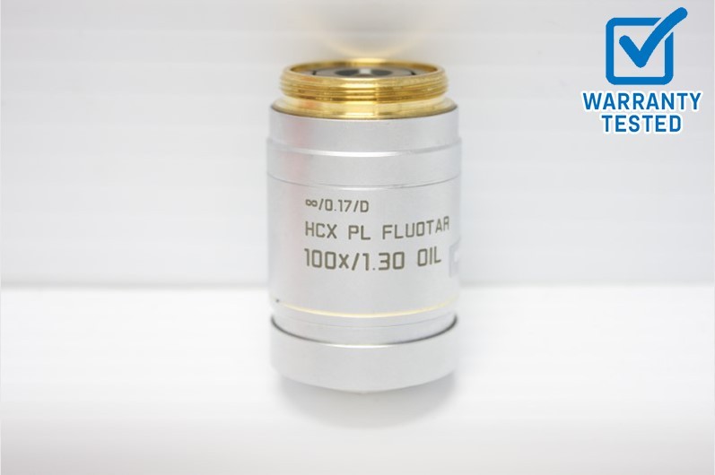 Leica HCX PL FLUOTAR 100x/1.30 Oil Microscope Objective Unit 9
