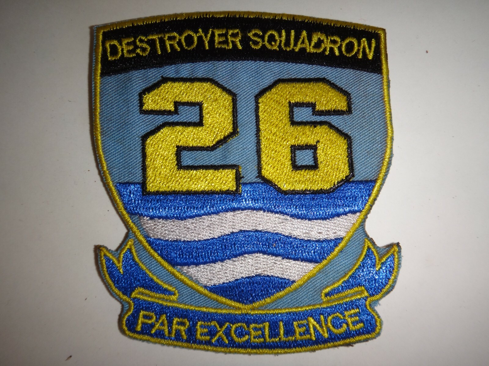 US Navy DESTROYER Squadron 26 PAR EXCELLENCE Vietnam War Patch