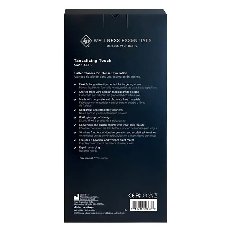 ID Wellness Essentials Tantalizing Touch Ma*sager