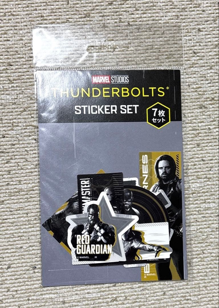 MARVEL Thunderbolts Stickers 7-Piece Set Bucky MARVEL