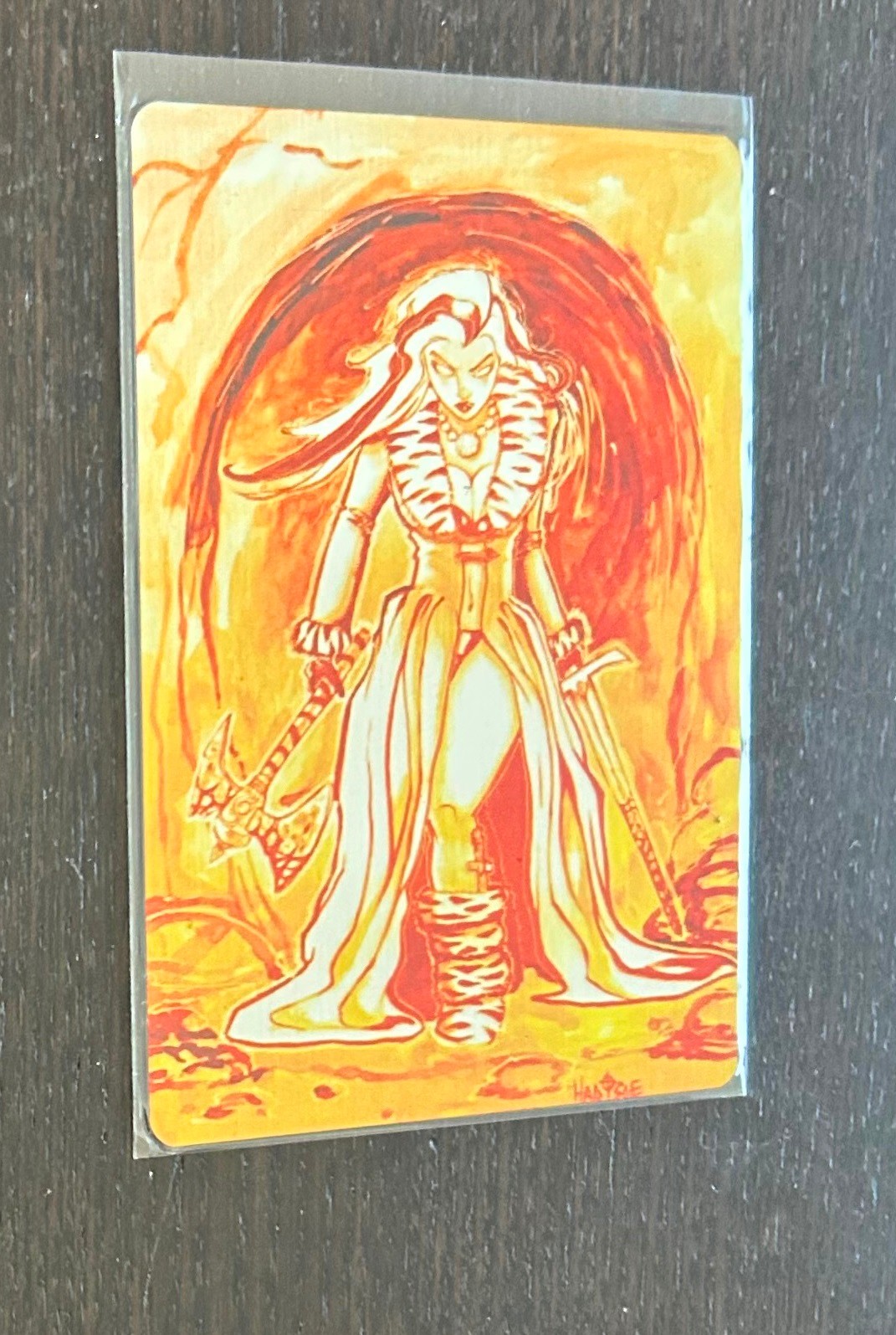 EVERETTE HARTSOE METALLIC CARD House of Harstsoe -- LE Metal Trading Card (40)