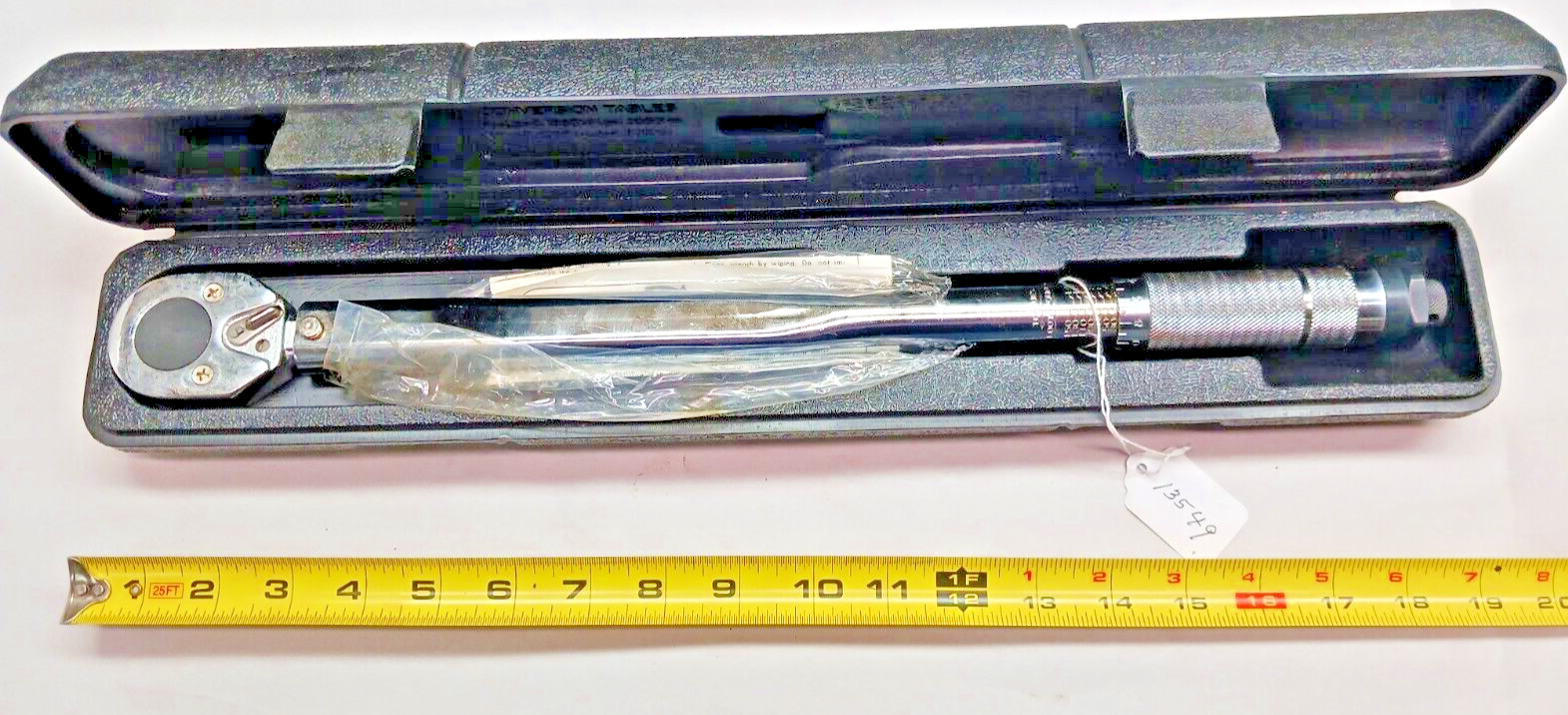 Torque Wrench, Shop Craft 1/2" Drive 10-150 Foot lbs. Torque Wrench & Case