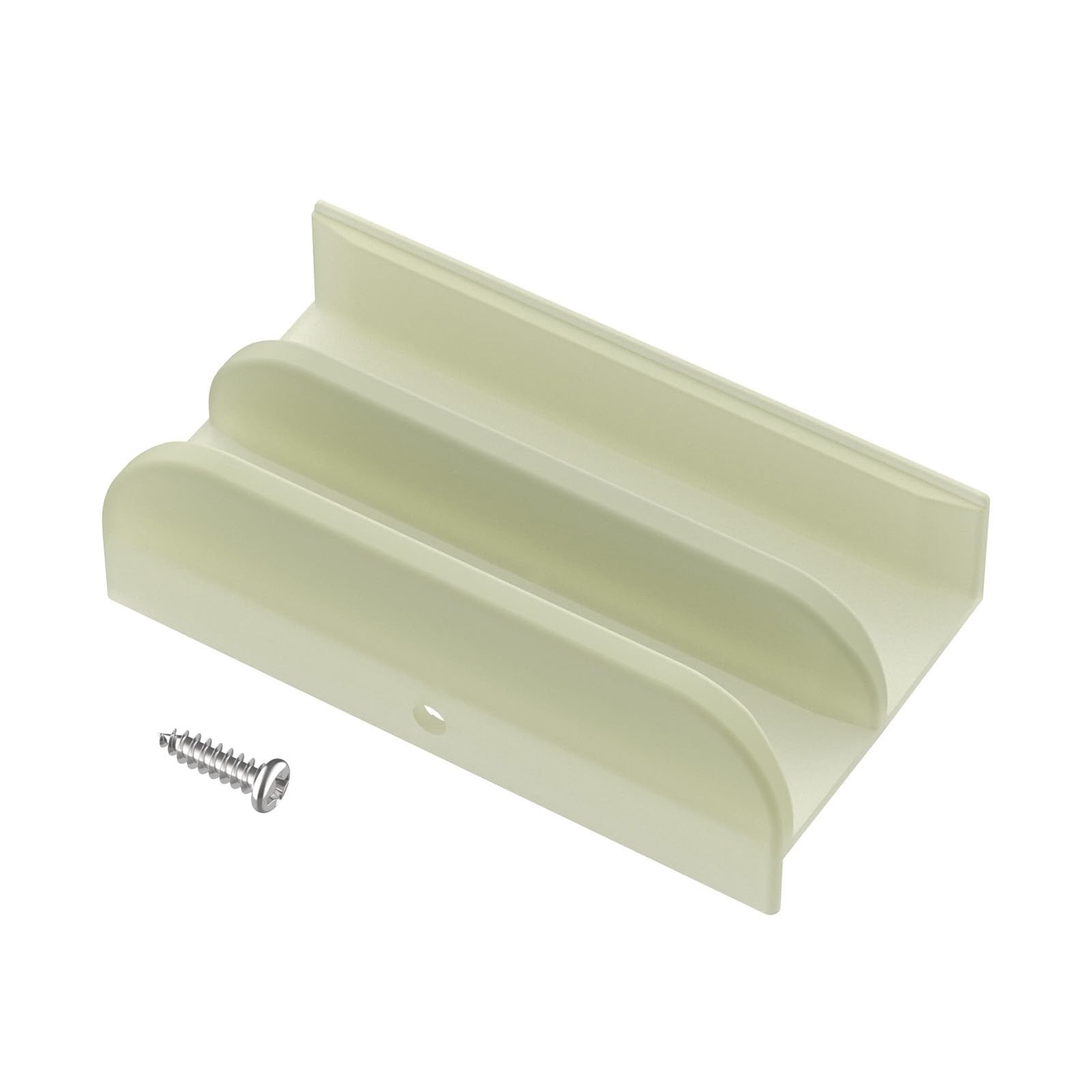 Shuisen Sliding Shower Door Bottom Guide & 1/2 in Channels Fits for 1 Pack