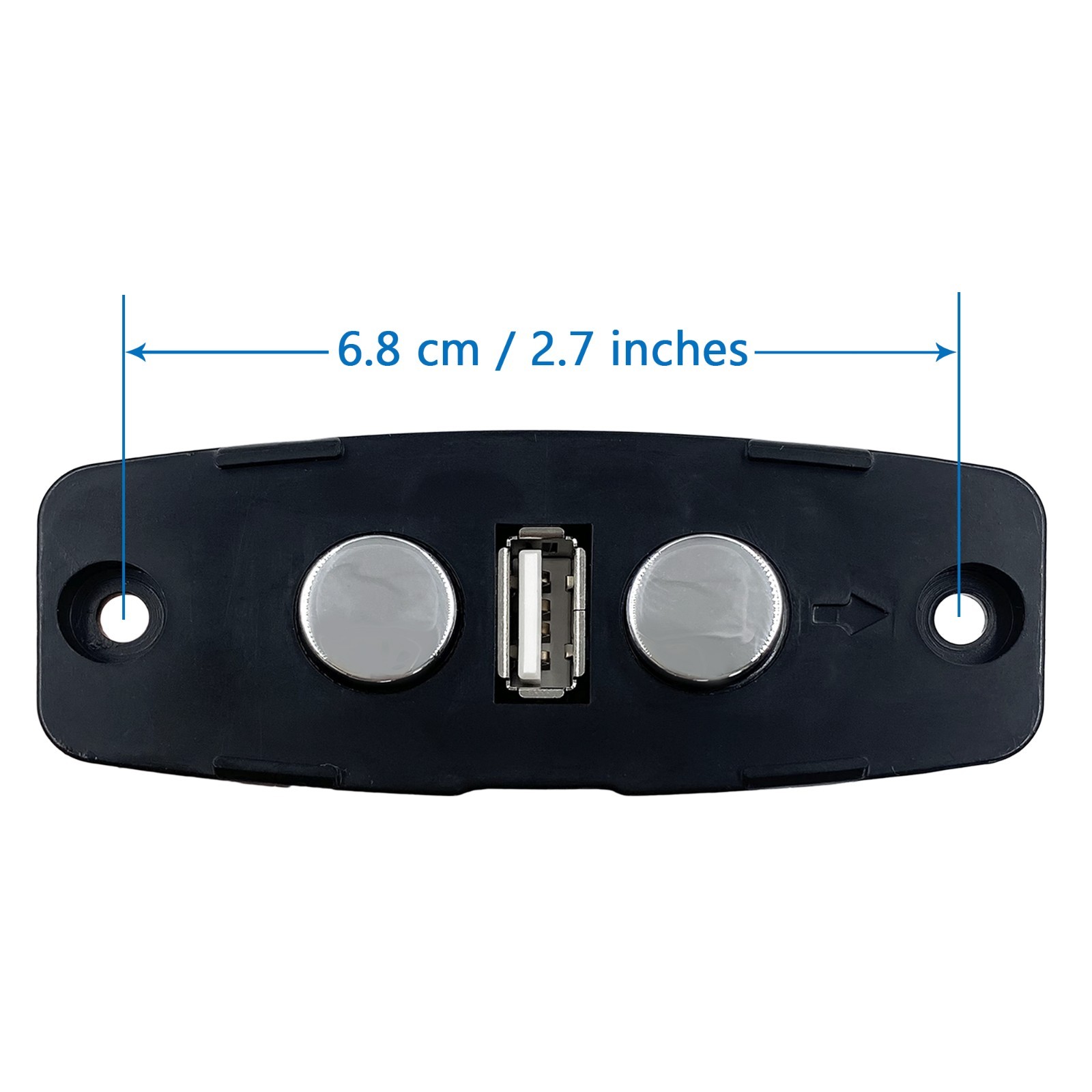 2 Button 5 Pin Switch Mulin MLSK42-A3 with USB for Power Recliner Lift Chairs