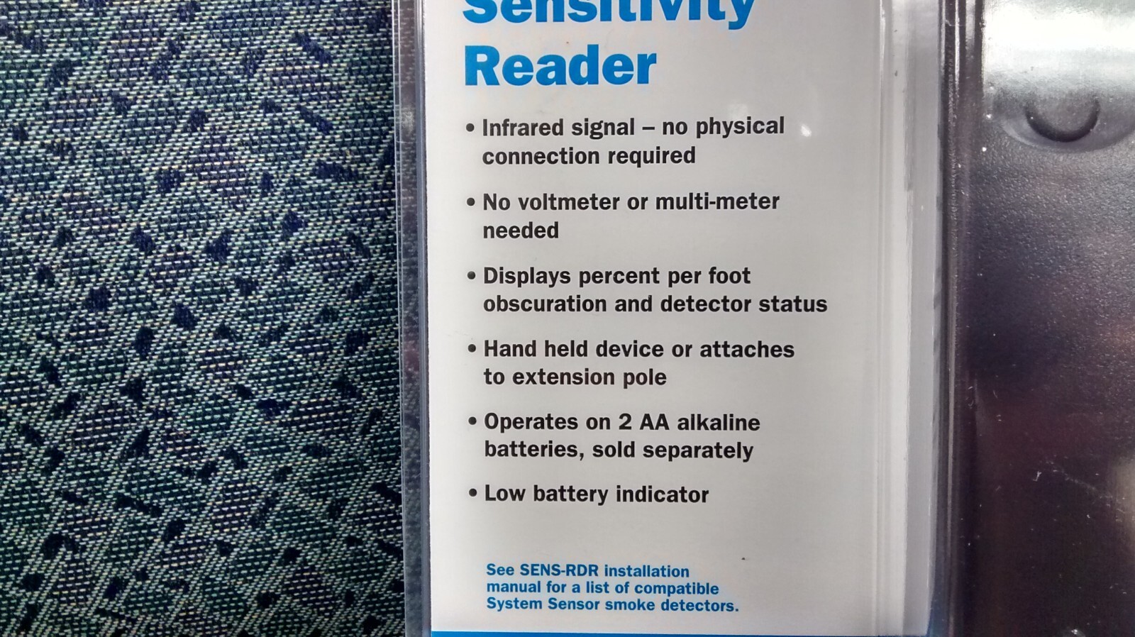 Sensitivity Reader Tool, System Sensor #SENS-RDR
