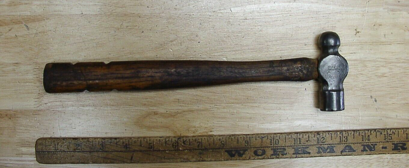 Vntg Blue-Point B8,13.6oz Ball Peen Hammer,With Original Handle,Good,L@@K & READ