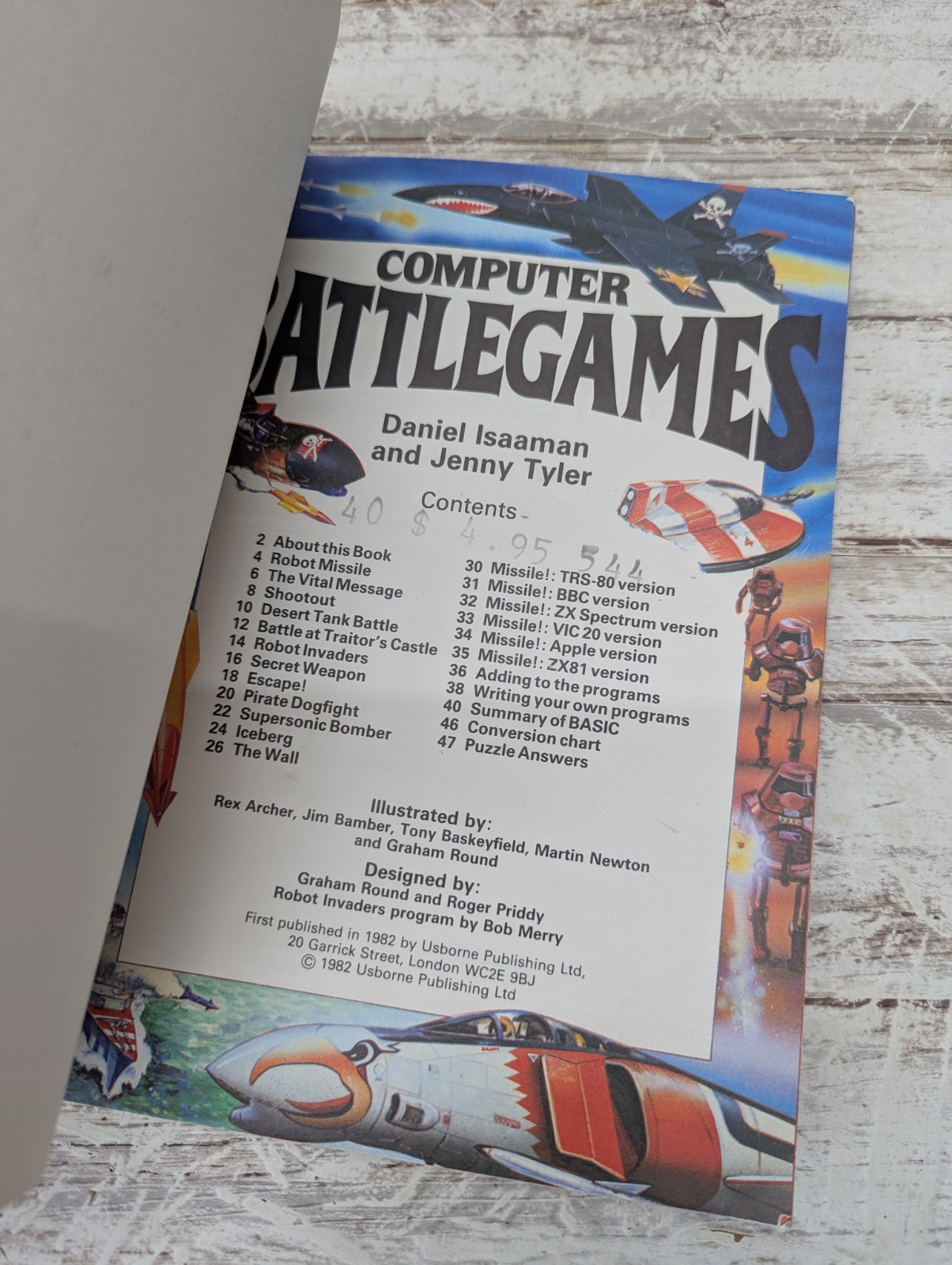 COMPUTER BATTLEGAMES 1982 HB Vintage Computer Games Book