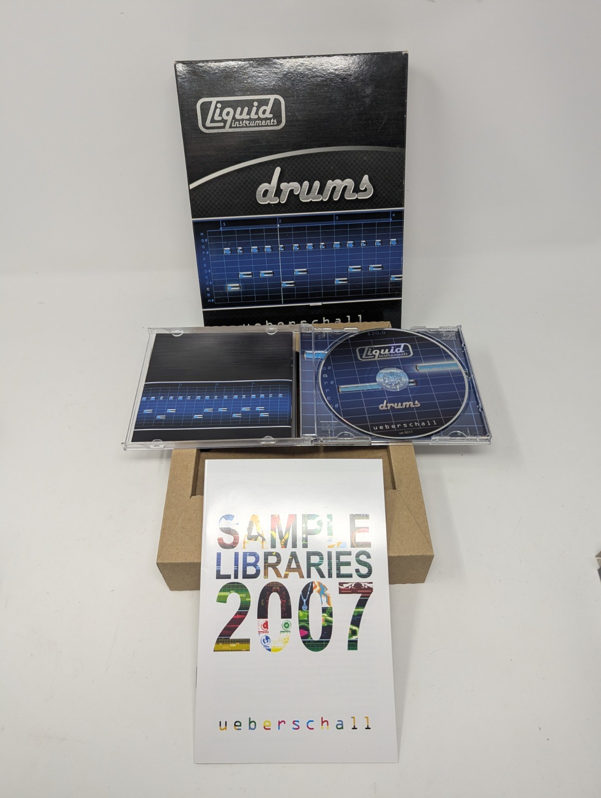 Ueberschall Drums Liquid Instruments Volume 8 Sample Lines Beats Library CD