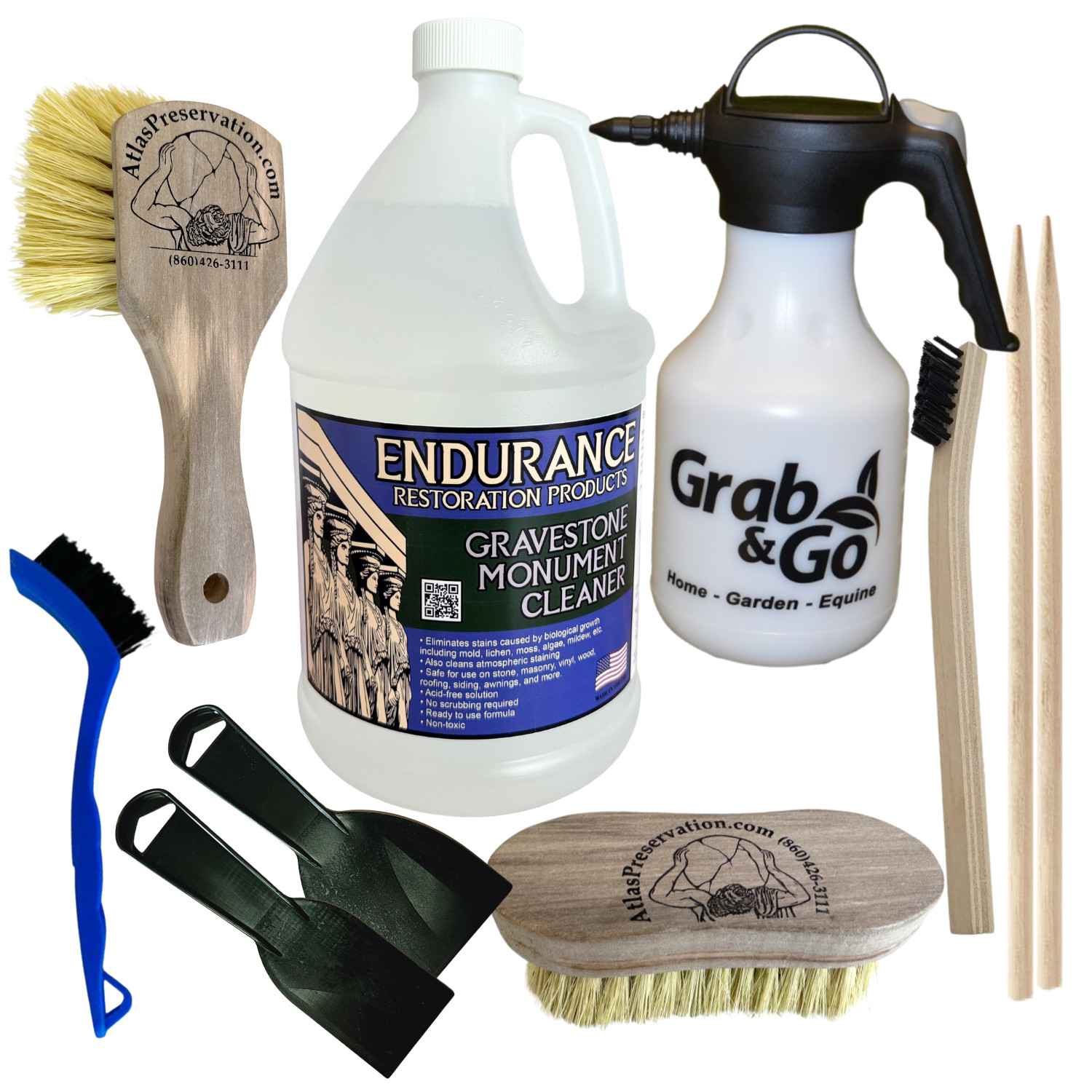 Endurance Restoration - Gravestone & Monument Cleaning - Essential Set