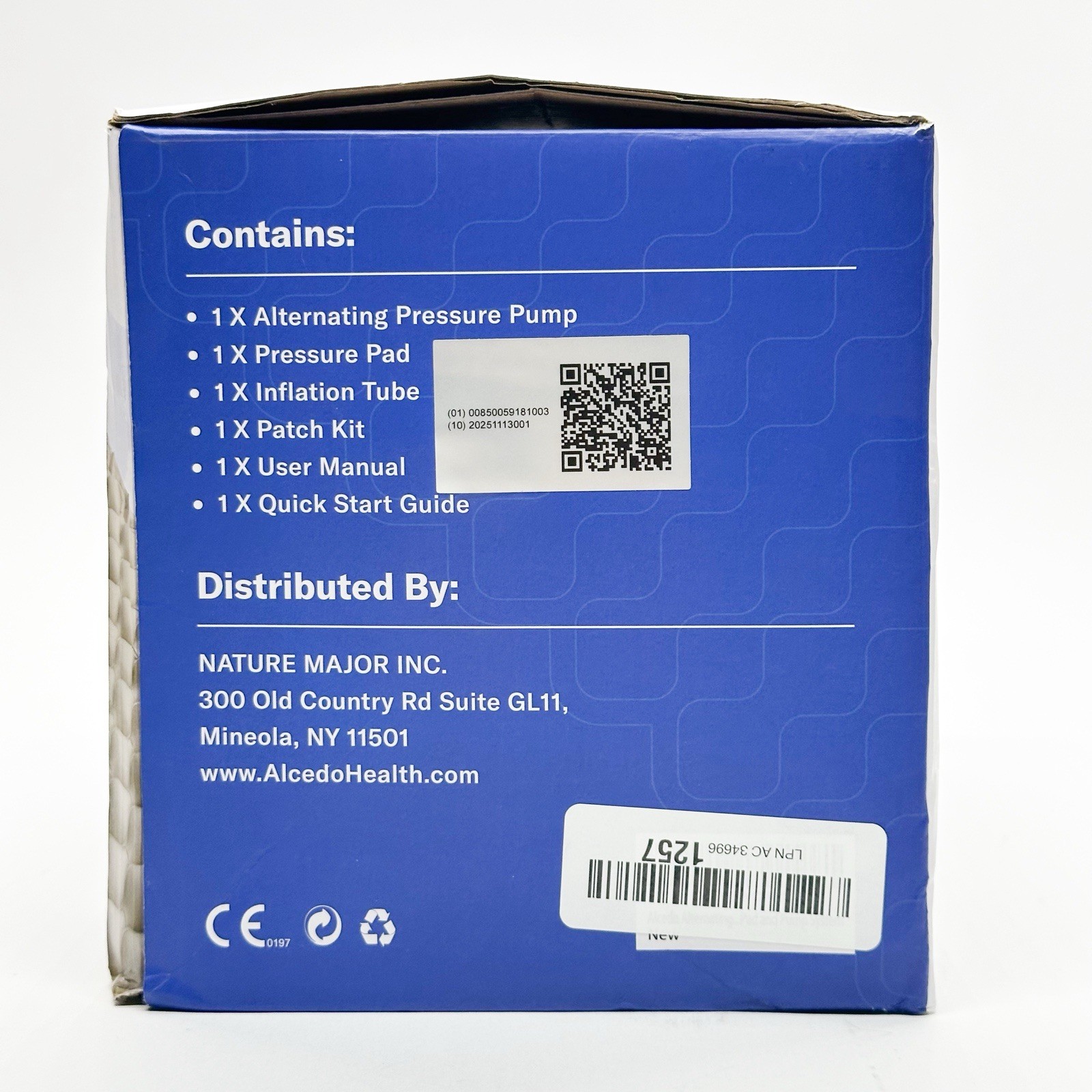 Alcedo Alternating Air Pressure Mattress System - Open Box