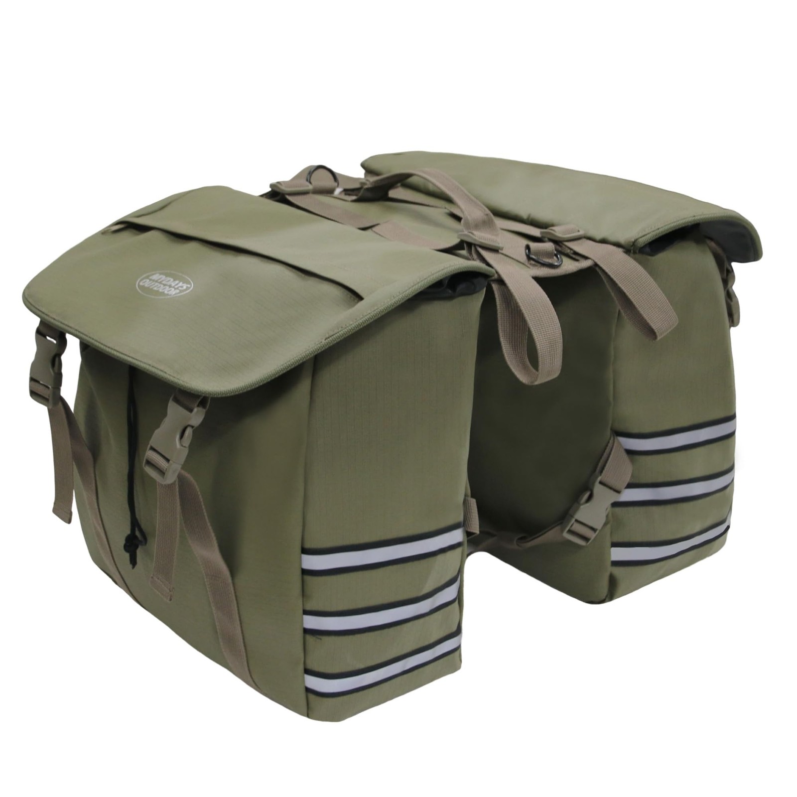 Panniers Bike Bags,Bicycle Saddle Bags,Large Capacity Reflective Strip,Bike T...