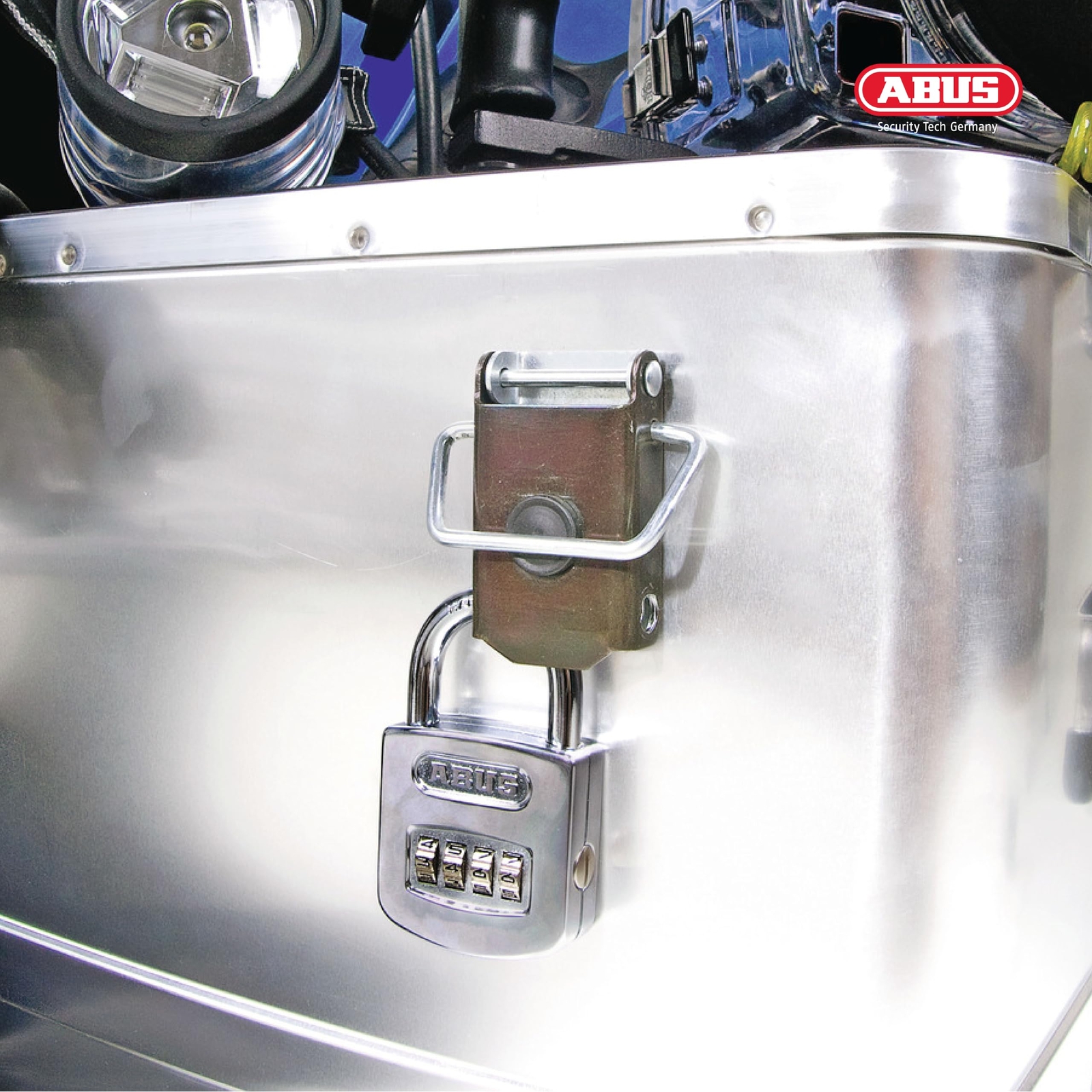 ABUS 160 50 High Security 4 Dial Resettable Chrome Combination Lock