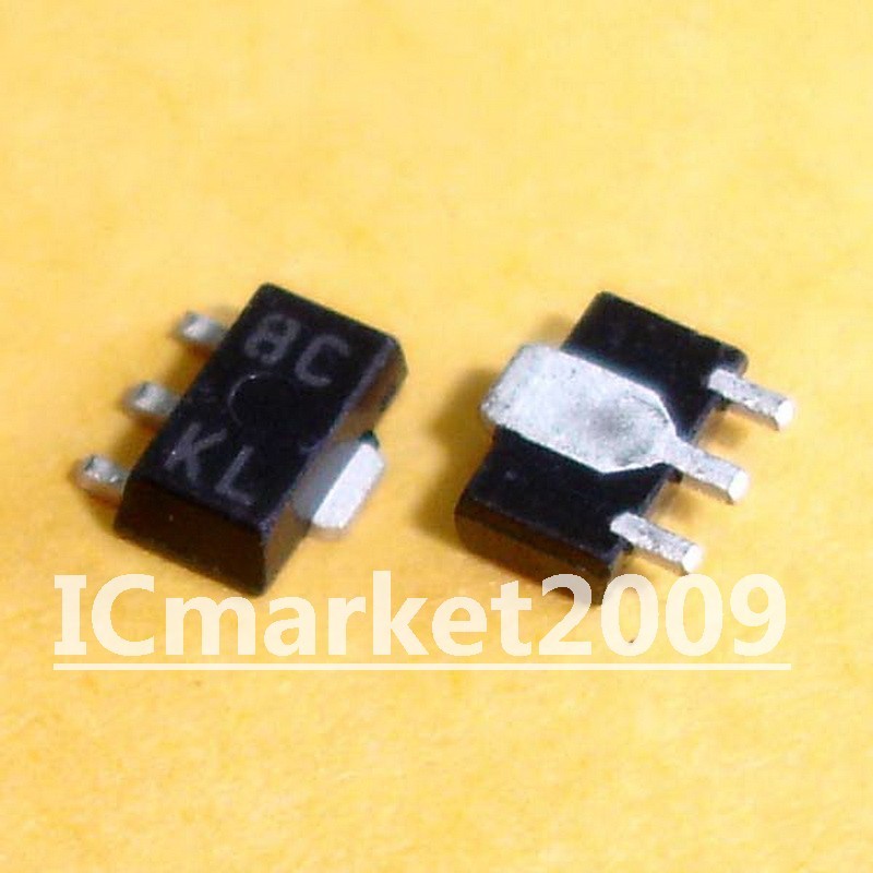 10 PCS NJM78L05UA SOT-89 8C NJM78L05 78L05 3-Terminal Positive Voltage Regulator