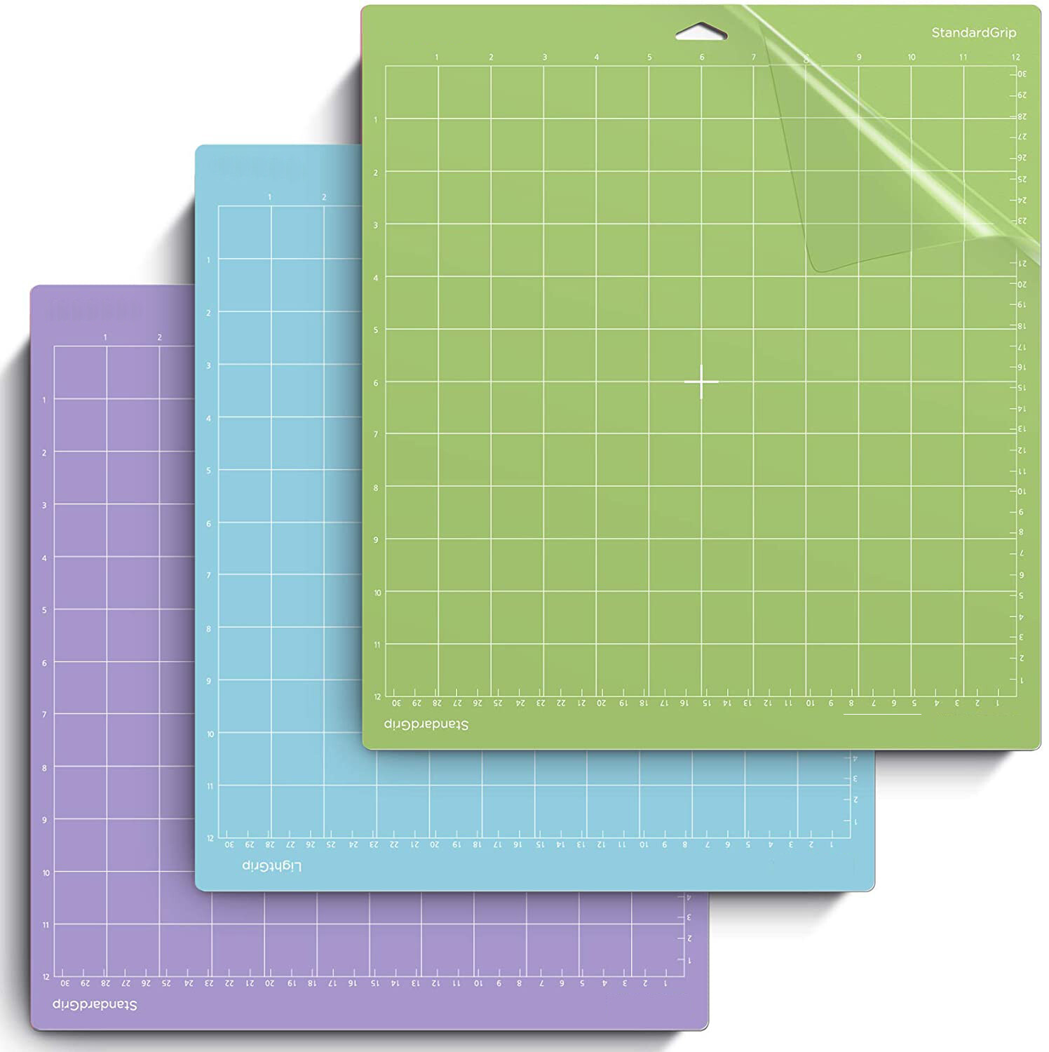 3 Color Mats Combo Cutting Mat for Cricut Maker 3 Explore Air 2 One 12x12 inch