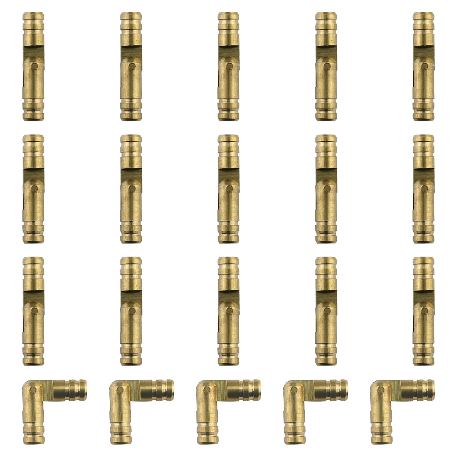 UFURMATE Barrel Hinges, 20Pcs Brass Invisible Hinges Hidden Cylindrical...