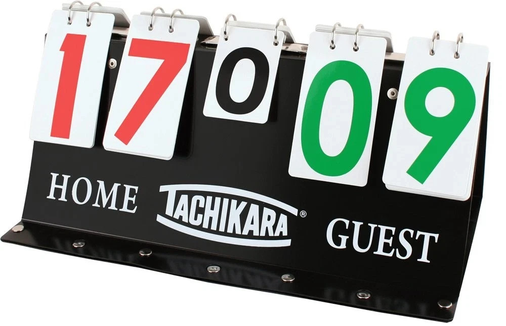 Porta-Score Flip Scoreboard Portable Manual Scorer for Sports 17.25 Inches