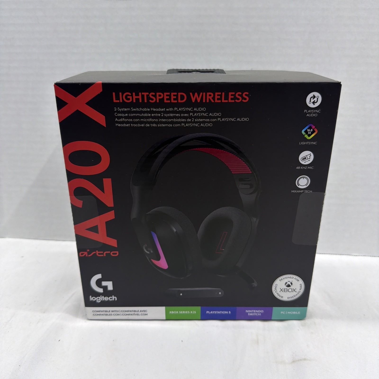 NEW Logitech G Astro A20 X Light Speed Wireless Gaming Headset