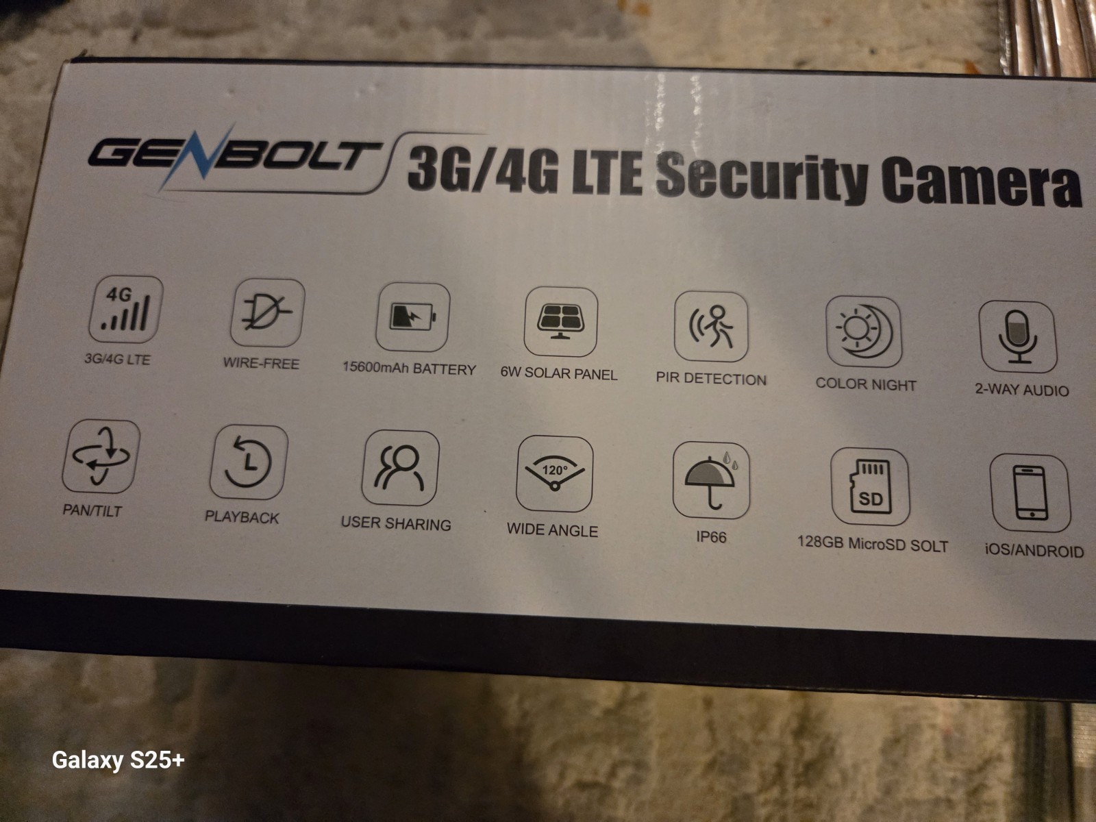 Genbolt 4g Security Camera Wireless