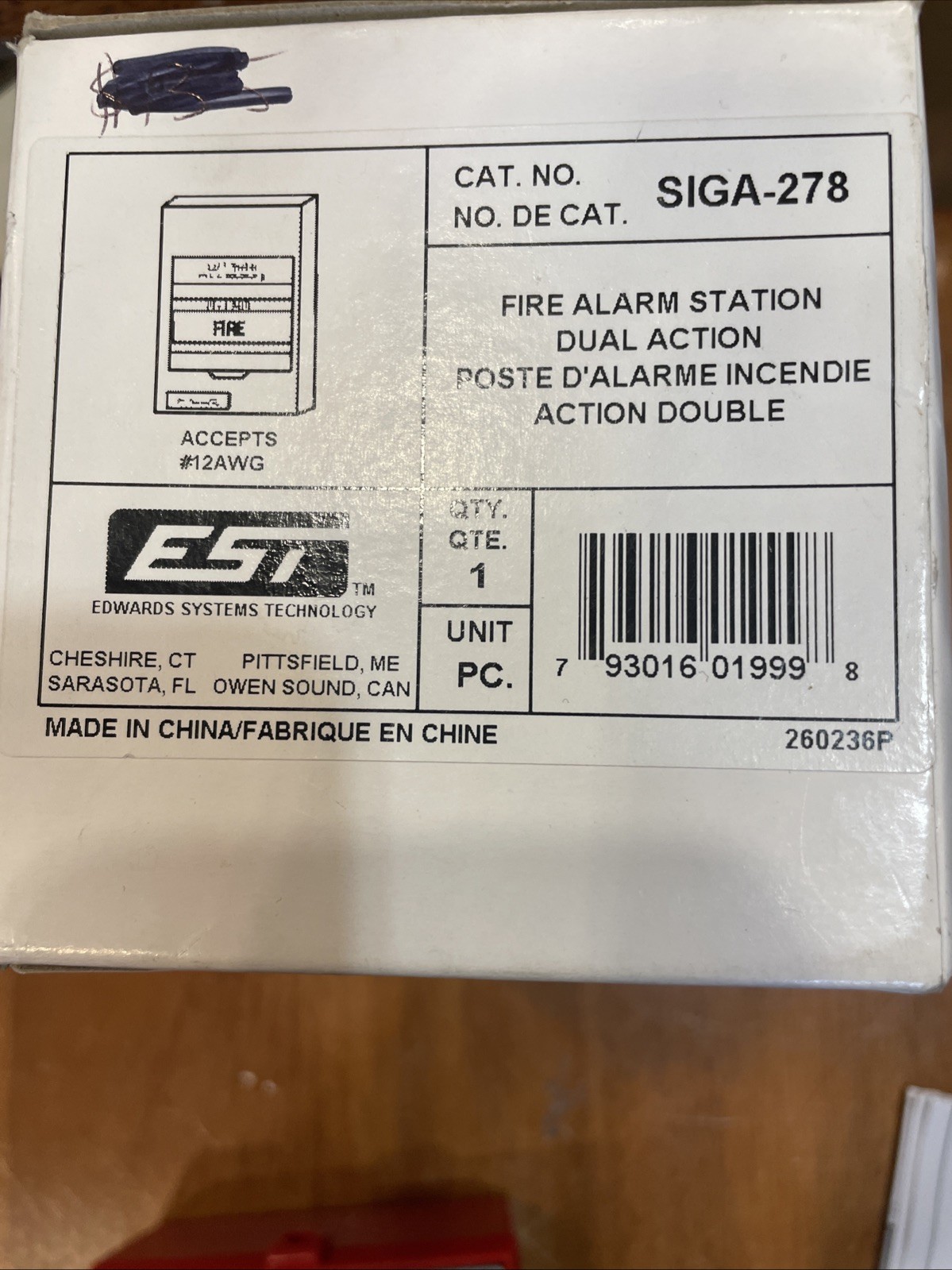 EDWARDS SIGA-278 New