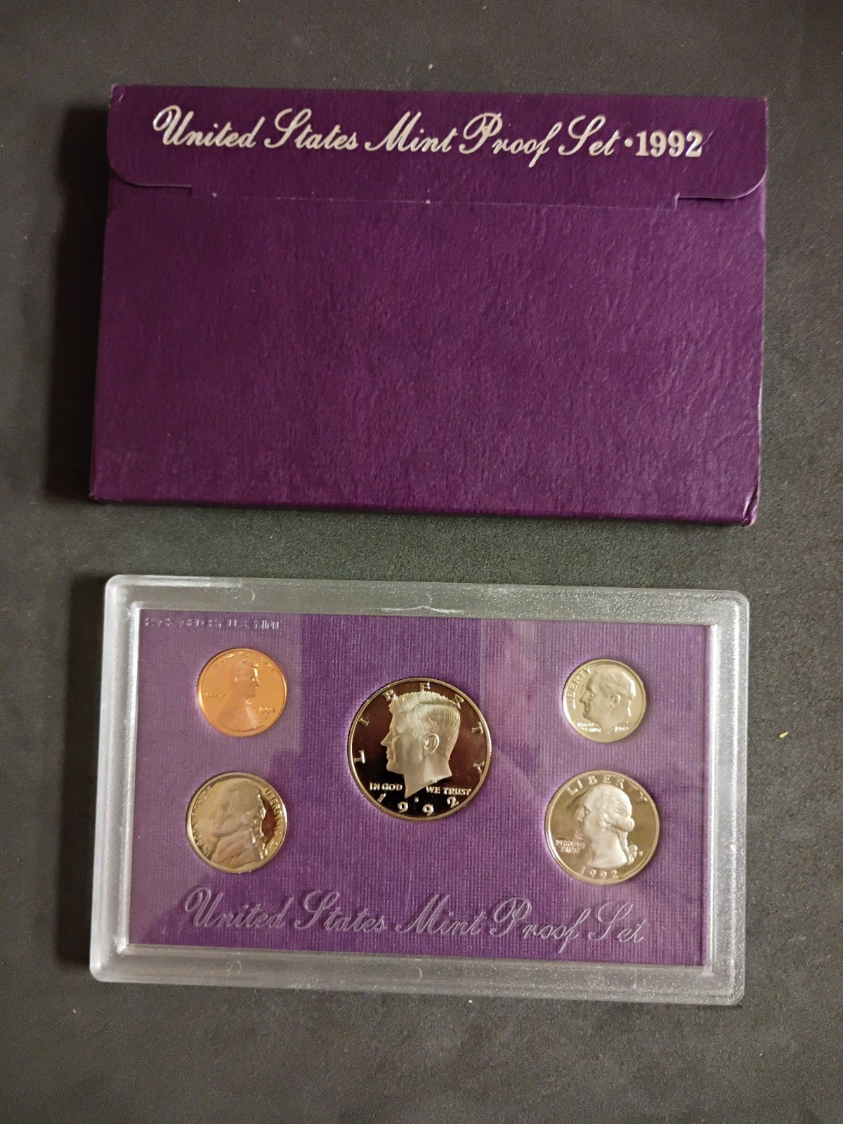1992 United States proof set with original box