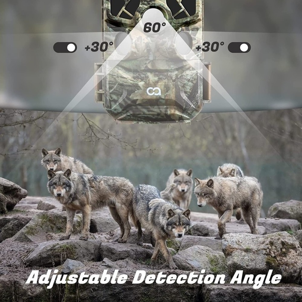 Hunting Camera with WiFi, 4K Video & 24MP Photos - Game Trail Cam, Night Vision