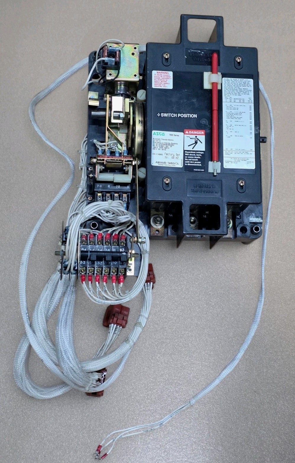 Asco Automatic Transfer Switch Series 7000 - Contactor  400A E07ATBA30400C5XC #1