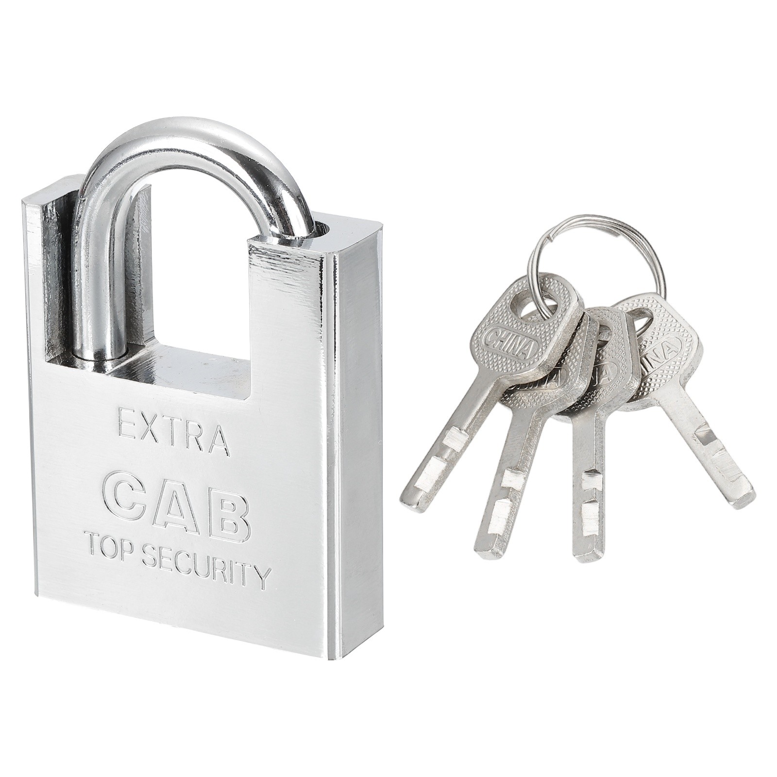 2.3" High Security Padlock Steel Wrapped Beam Locks with 4 Keys