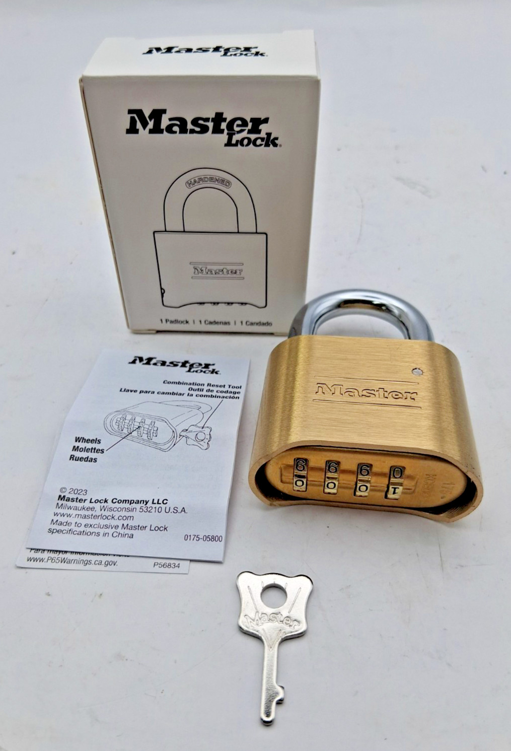 Master Lock No. 175 Combination Lock - Box of 6