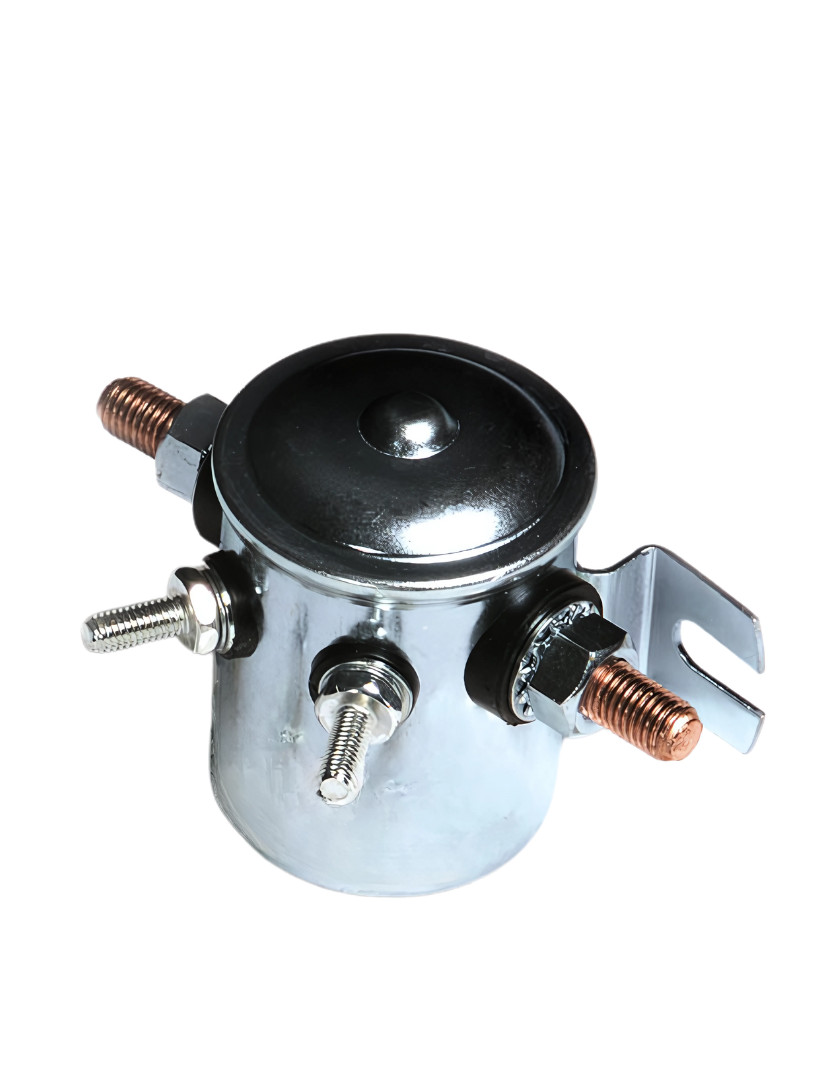 Starter Solenoid Switch 12V 85Amp 4 Pole Ground Heavy Duty Fits Tractor D10 D12