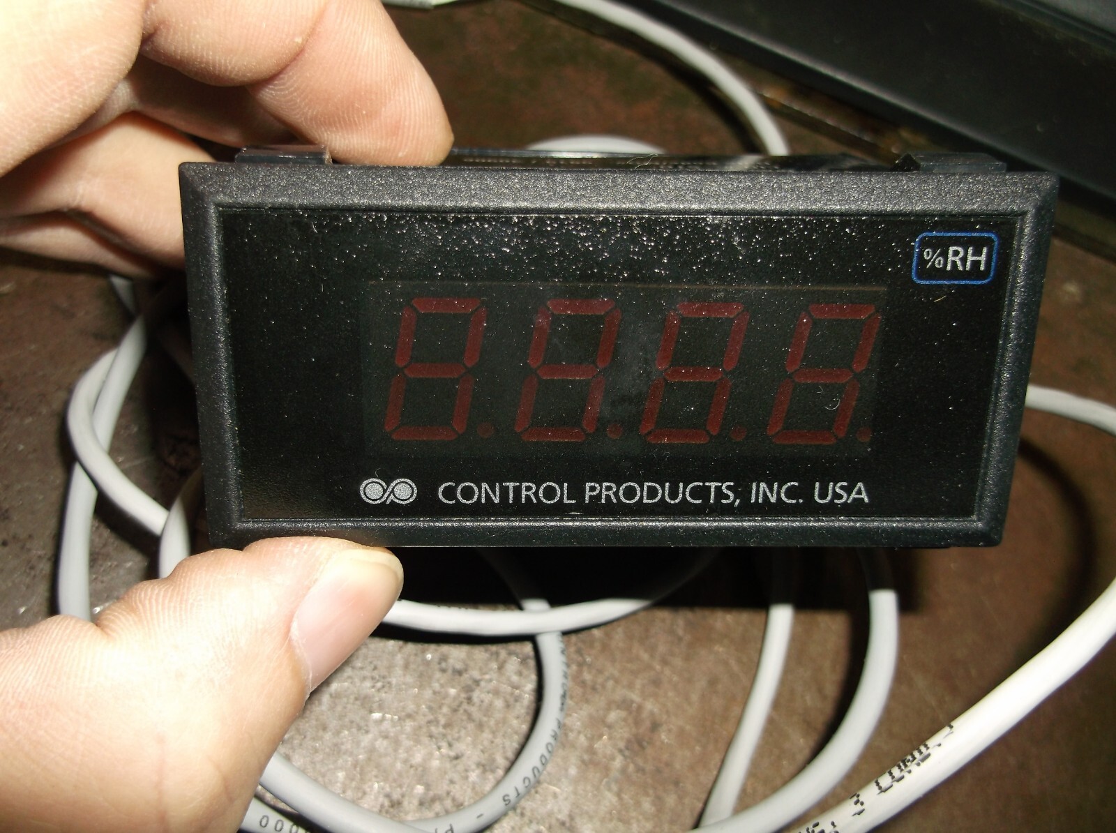 CONTROL PRODUCTS HI-100-24 PANEL MOUNT HUMIDITY INDICATOR (179-4)