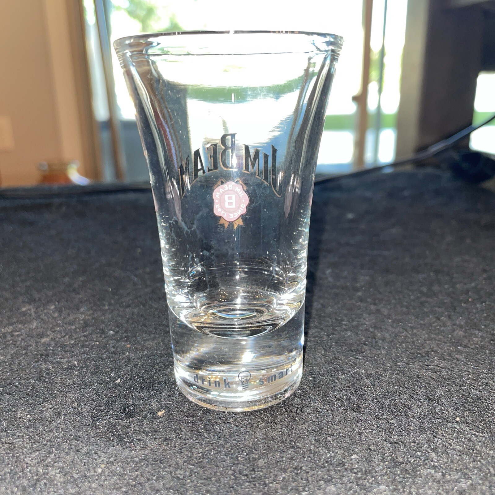 JIM BEAM Shot Glass Tall Double
