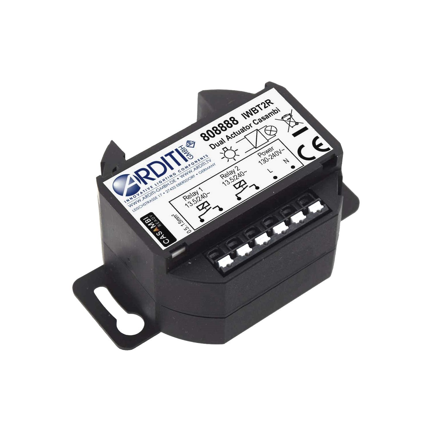 Casambi Smart Relay with Dual Switch