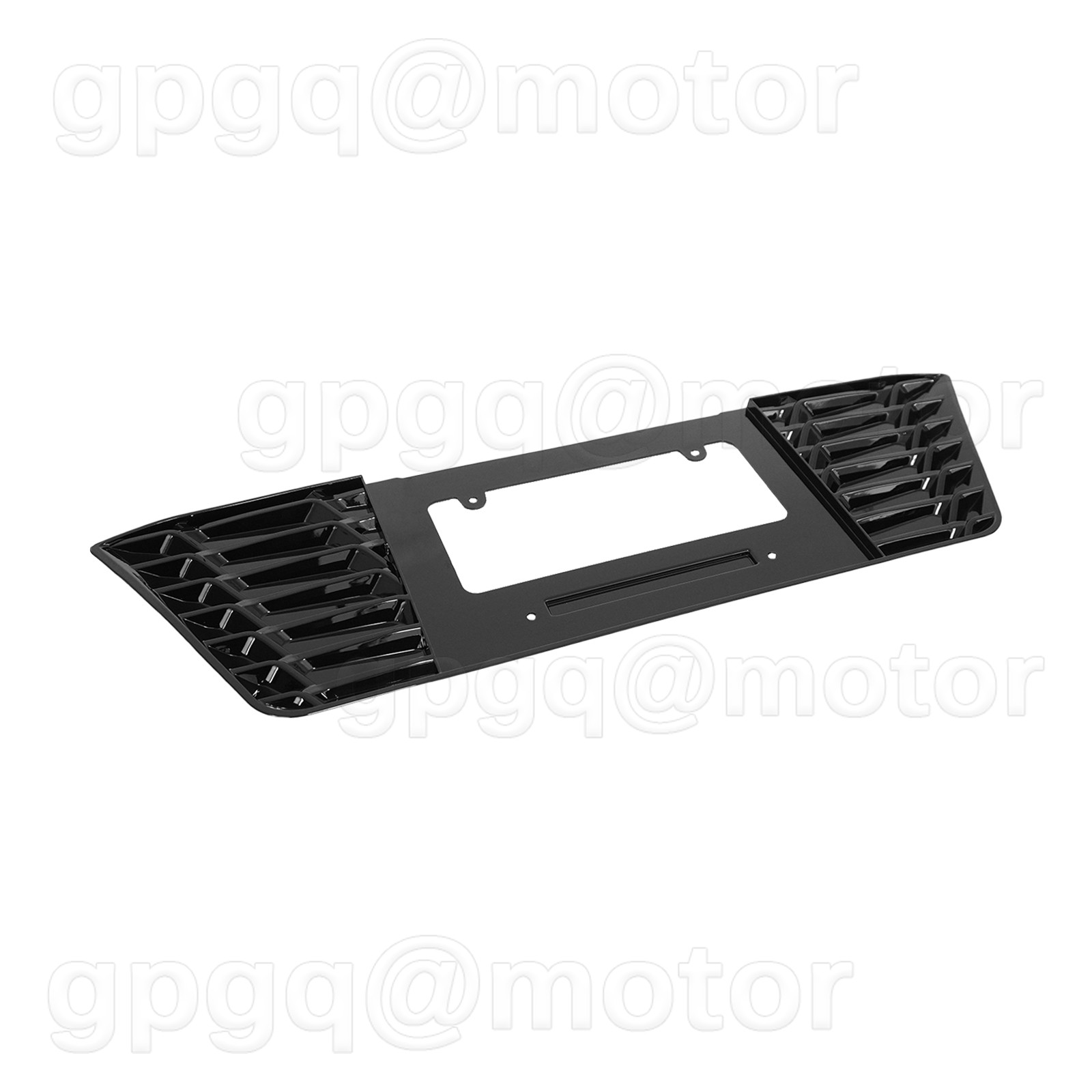 For Corvette C8 Z06 E-Ray 2023-2026 Rear License Plate Frame Cover Glossy Black