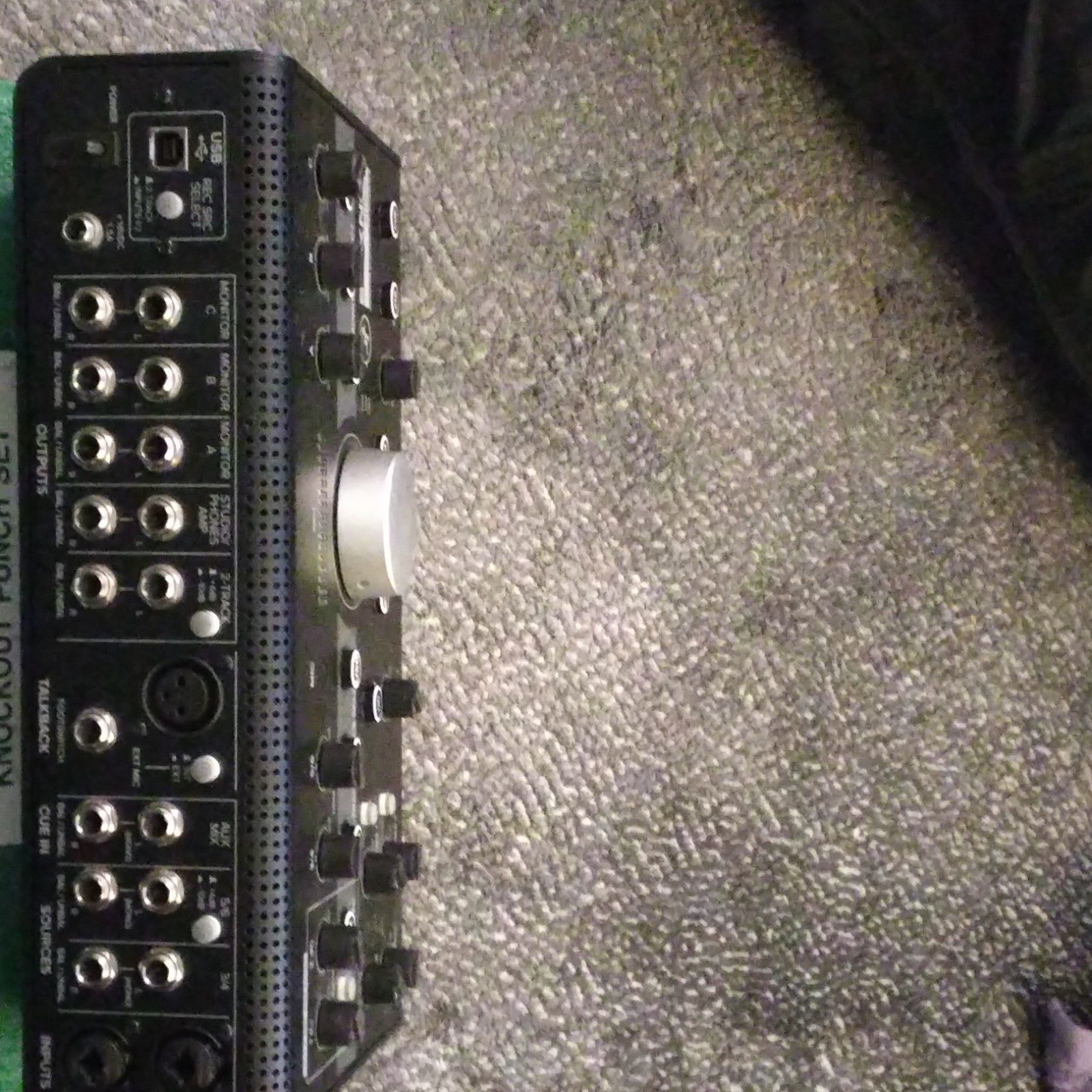 Mackie Big Knob Studio+ Monitor Controller USB Audio Interface, 1 Mic Input
