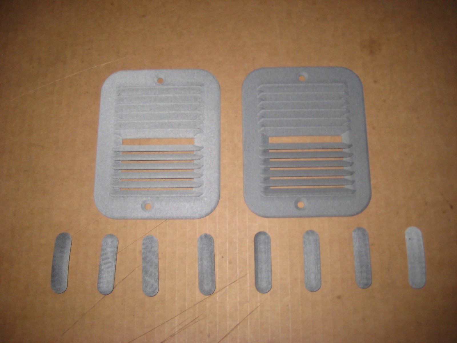 1967-1972 Ford Truck Dash Defroster Duct Vent Grille and plug set F100 F250 F350