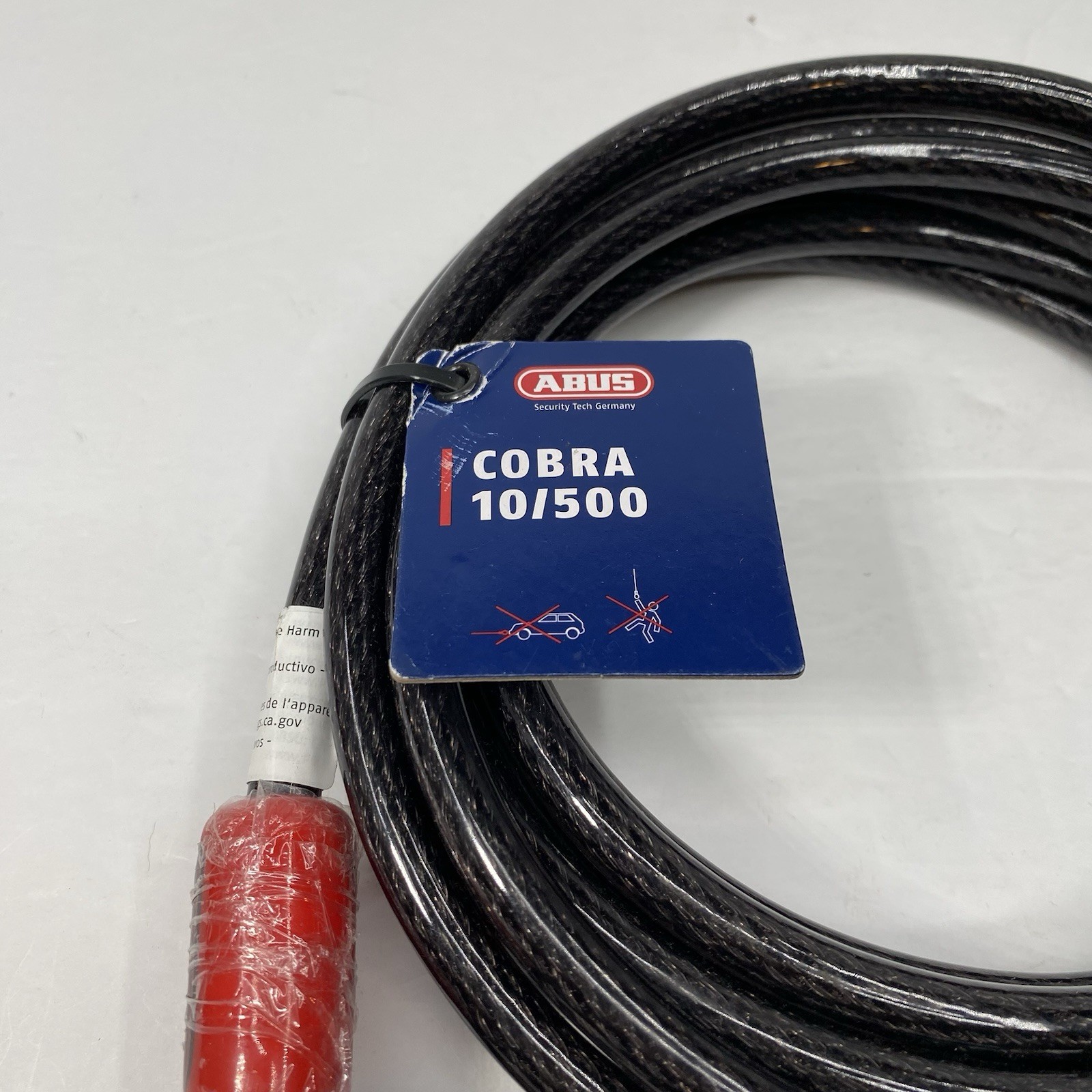 Abus 10/500 Cobra Loop Cable 10mm x 500cm (10-500) NEW $100