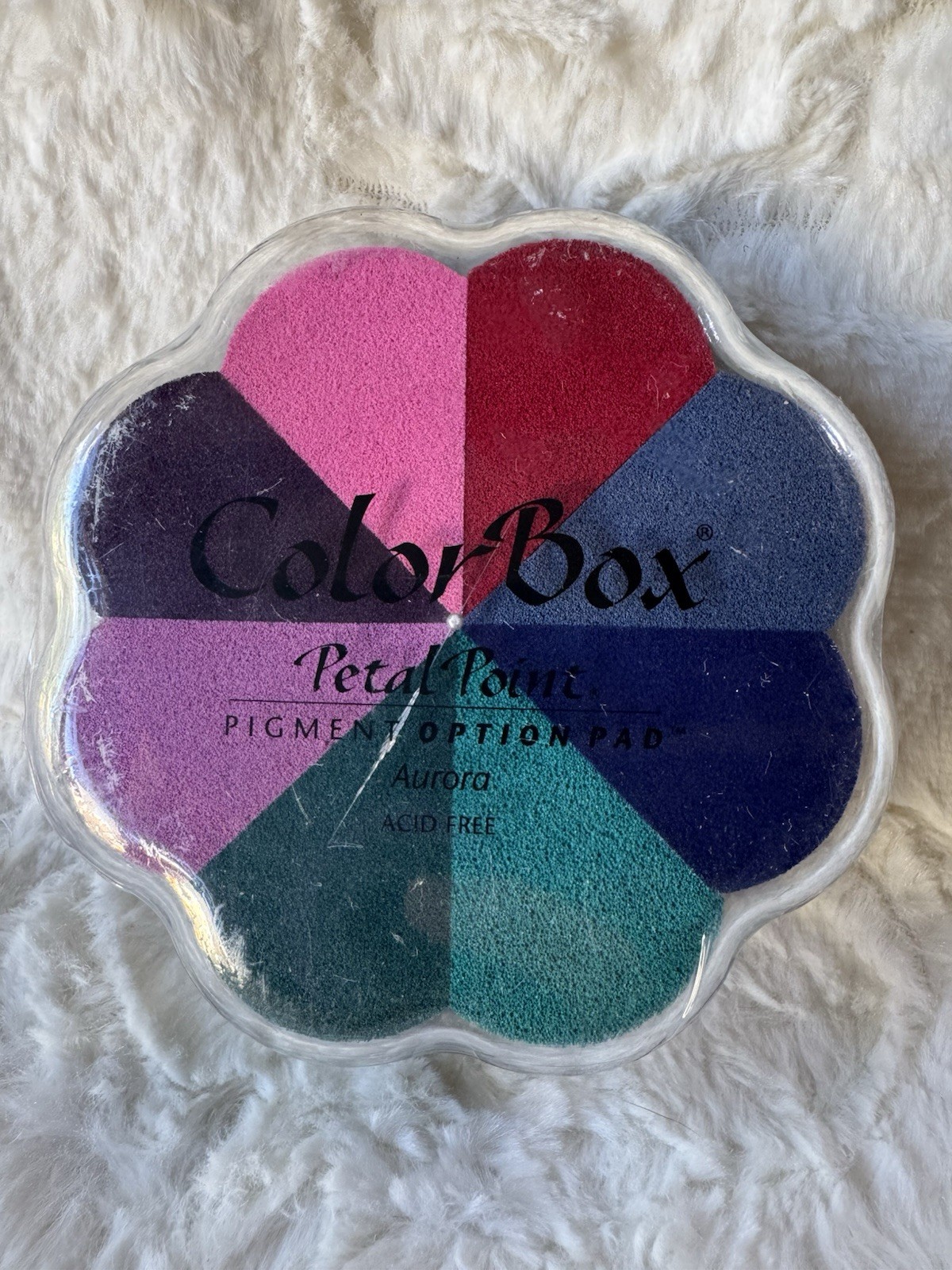 New ColorBox Petal Point Aurora Inkpad 8 Colors Acid Free