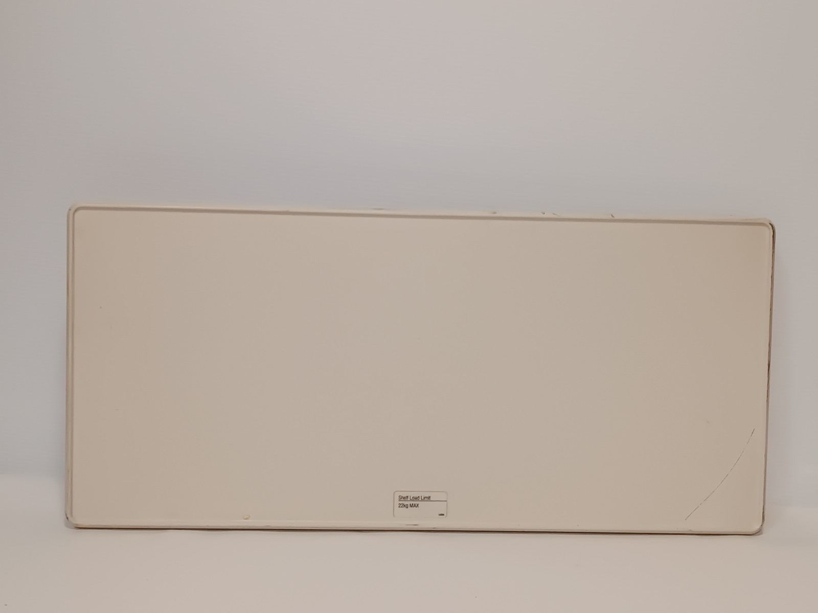 Medical Storage Shelf Component Metal Eggshell Off-White, 22kg Max Load, 26"x12"