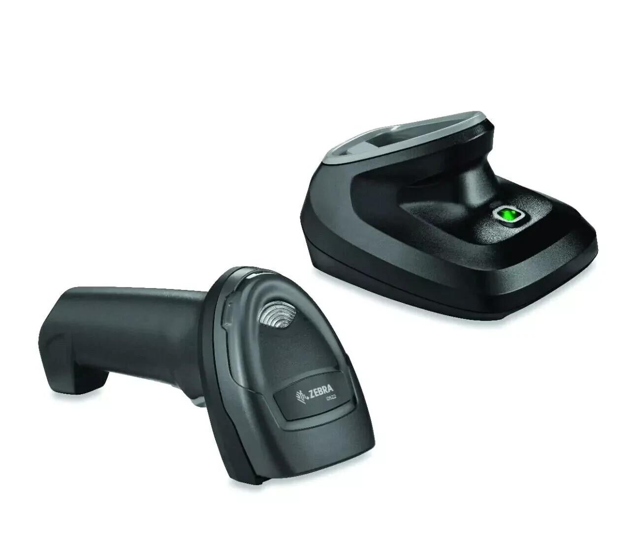 Zebra DS2278 Bluetooth Barcode Scanner Cradle Kit 1D/2D Wireless, 30ft Range NEW