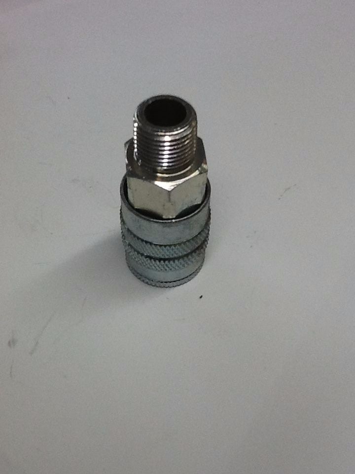 Amflo C6 3/8 MNPT Male Steel Quick Connect Air Coupler