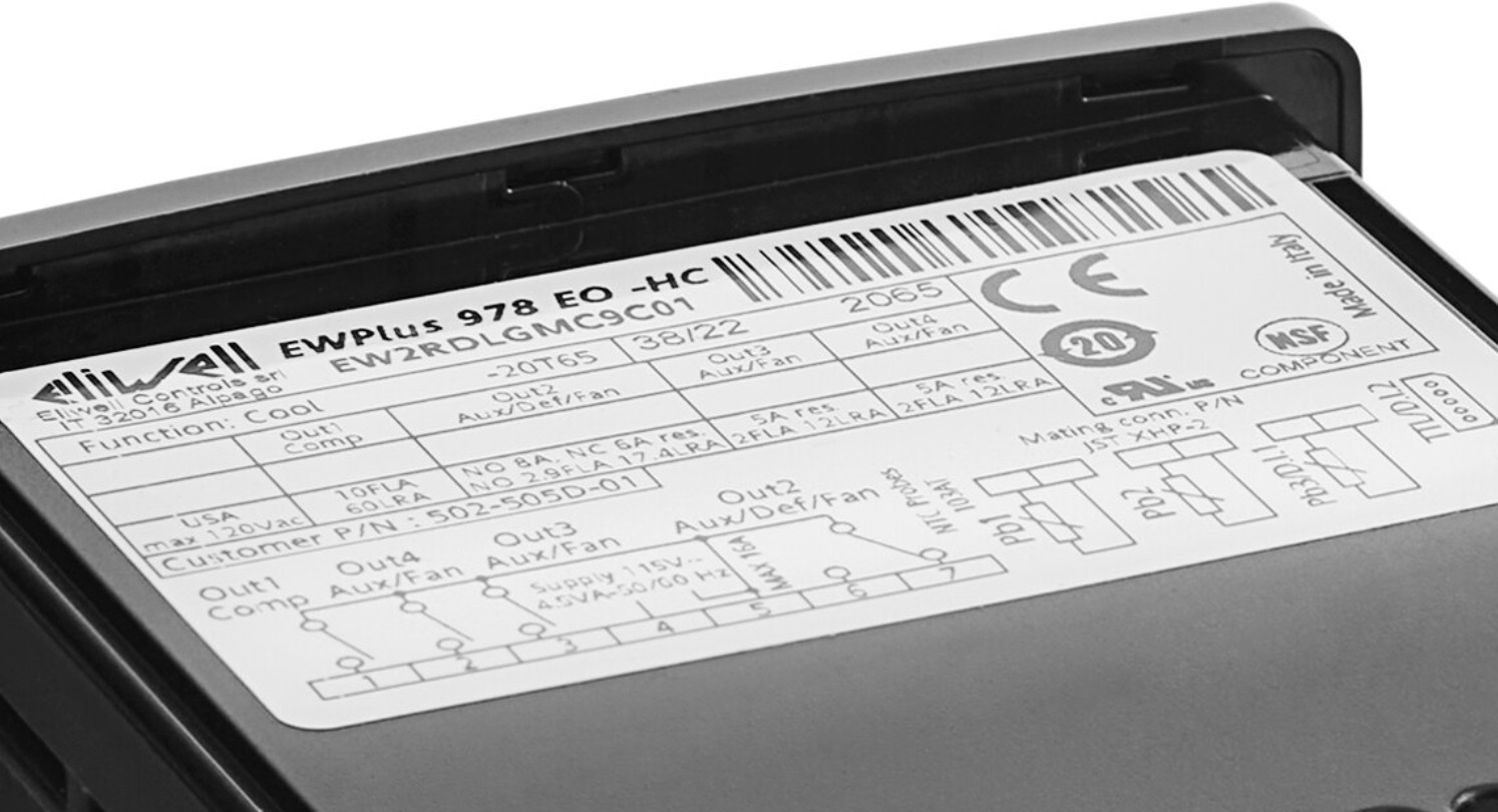 Beverage-Air EW2RDLGMC9C01, Temperature Controller