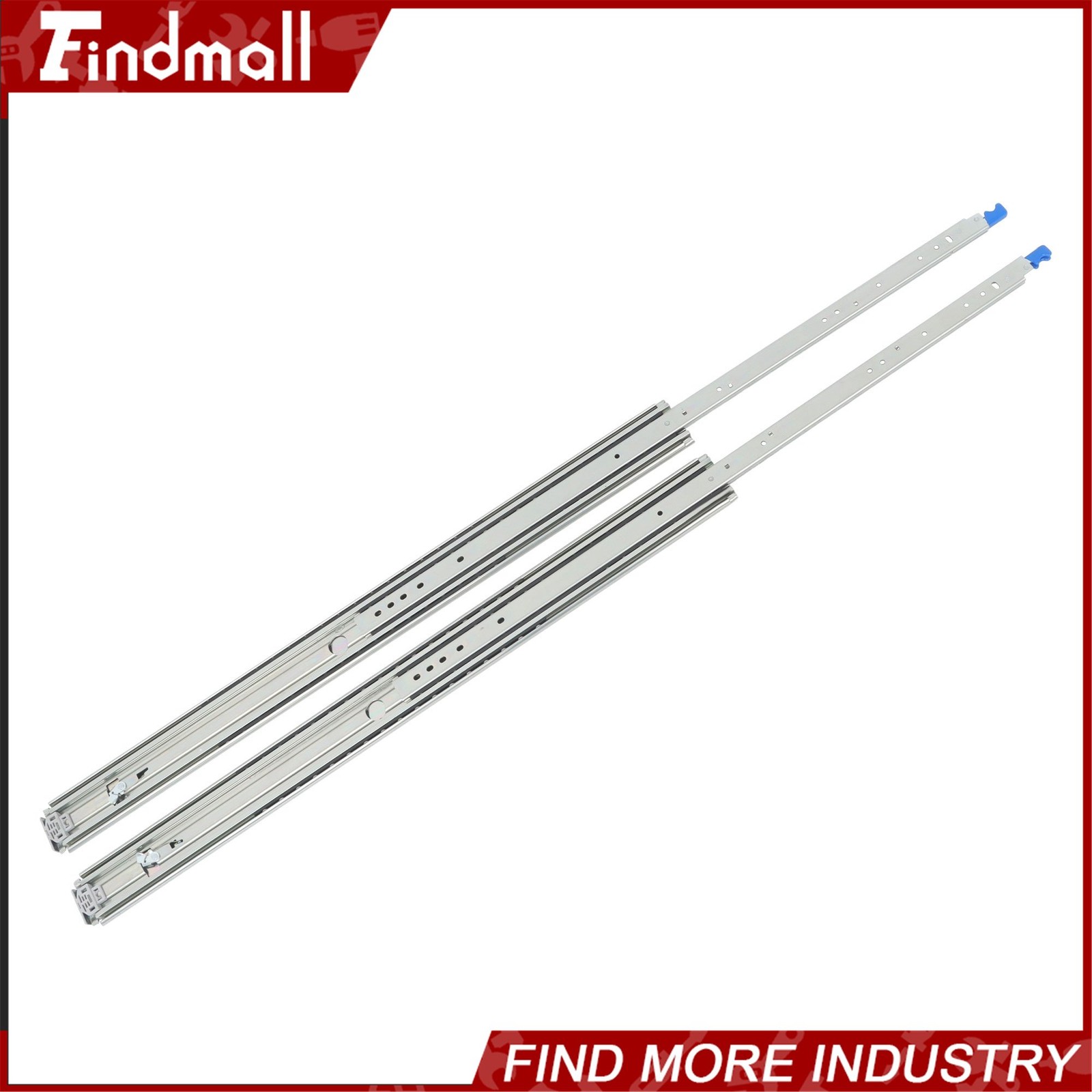 Findmall Heavy Duty 38" Drawer Slides w/Lock 500lb - Full Extension Ball Bearing