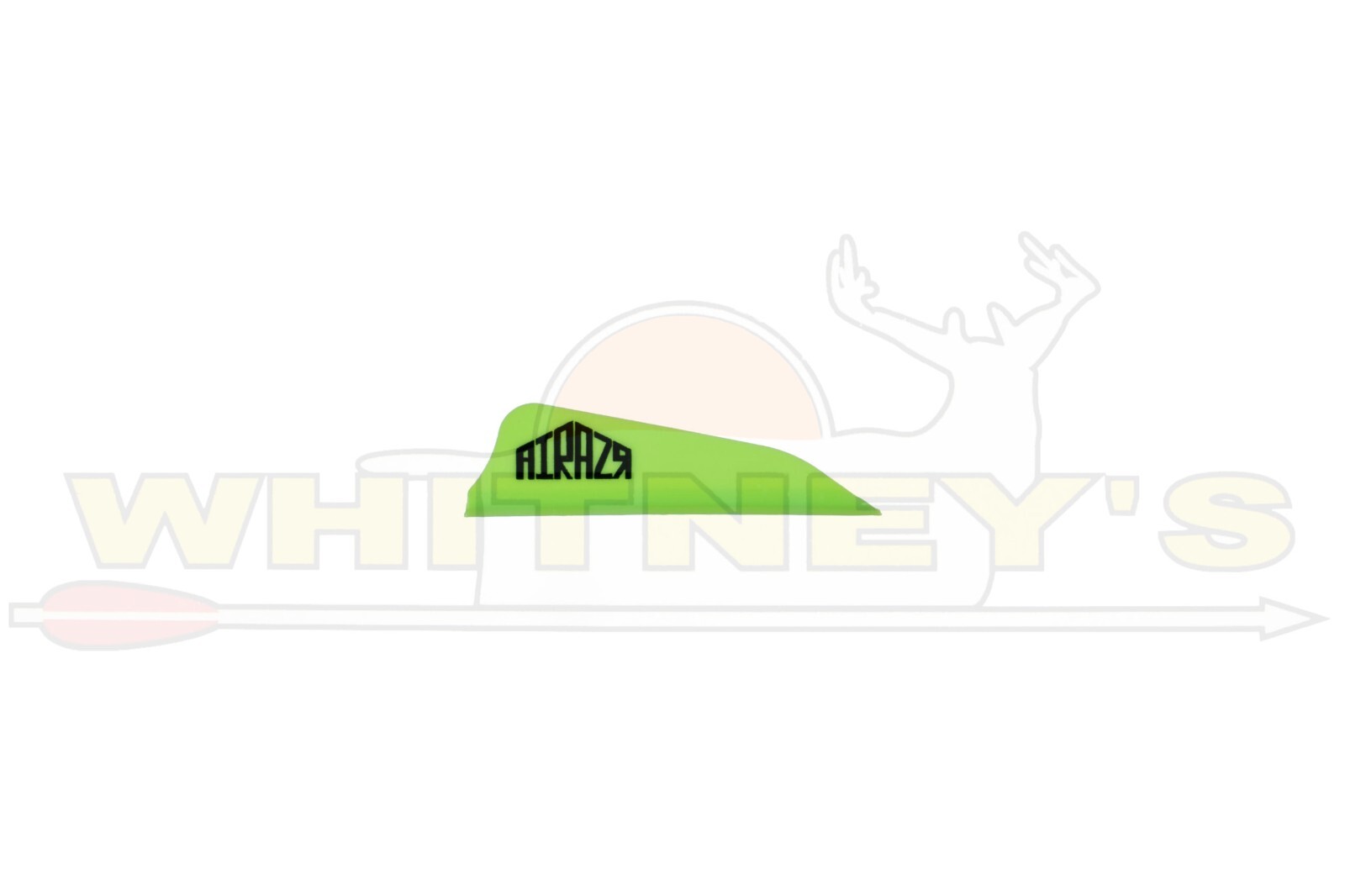 AAE Archery Airazr Pro Vanes - Bright Green - 50pk - ARPRBG50