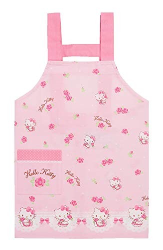 Kitty Hello Apron Kids 120 Rose - Pink Kids Apron