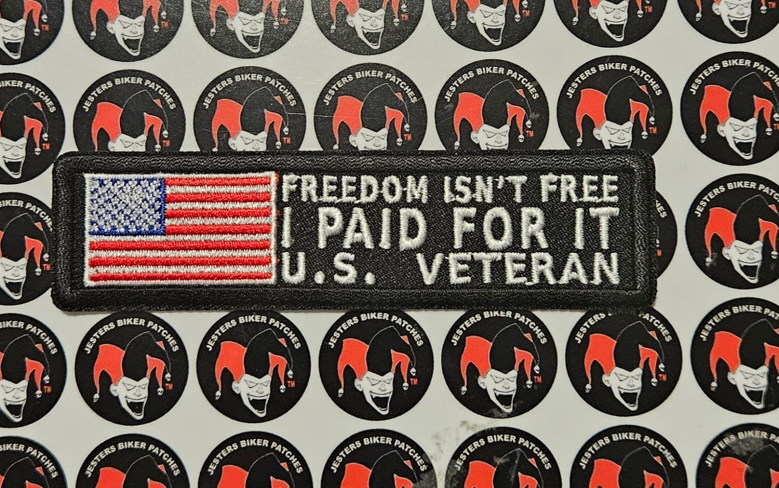 Freedom Isn't Free US Veteran Embroidered Patch MW034