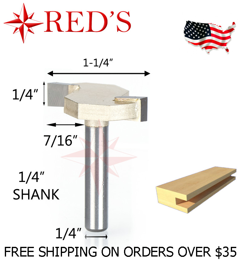 Tideway Carbide PRO LC16020404Z2 1/4" THK CNC Slotting 1/4" shank router bit