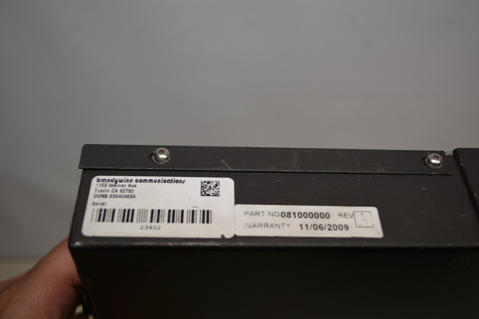 Brandywine Communications Network Time Server NTP8 #W985
