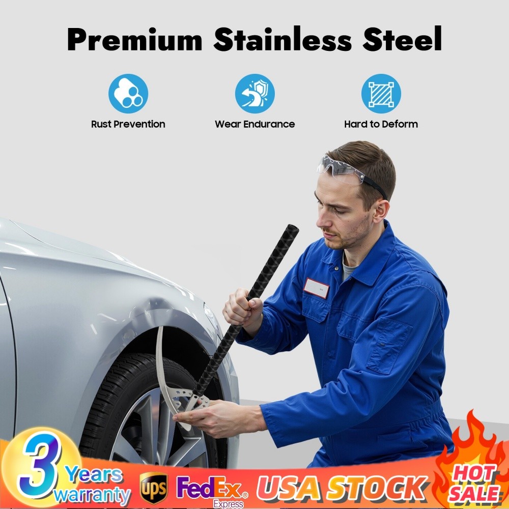 Car Fender Damage Repair Tools Auto Dent Removal Kit Angle Adjustable With Bag