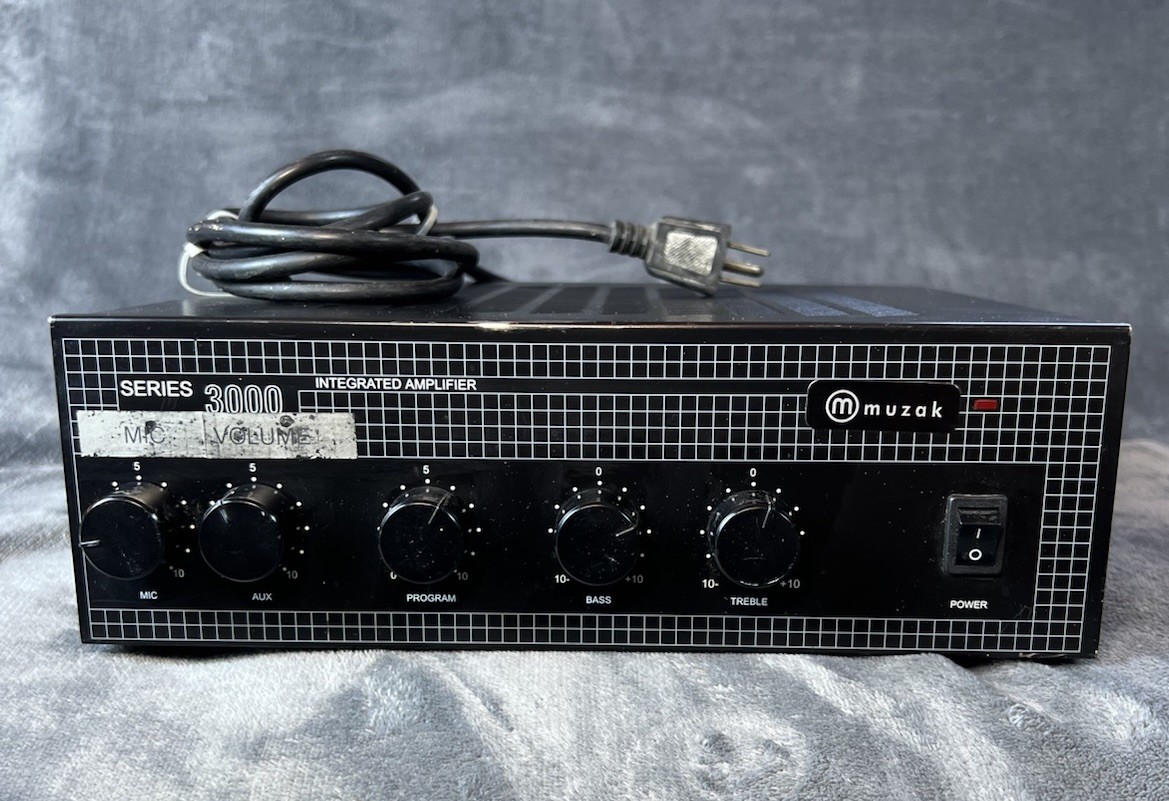 Paso Muzak Series 3000 Integrated Amplifier T3115BGM Commercial Paging Amp