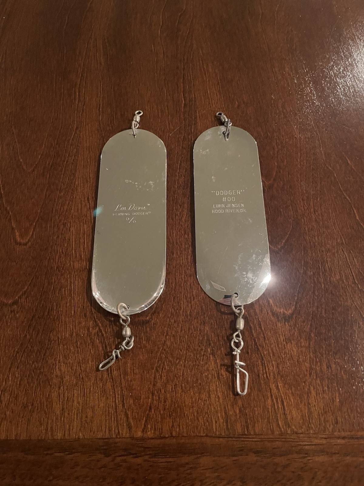 Fishing Lures-Luth Jensen #00 Les Davis #00 Dodgers Preowned